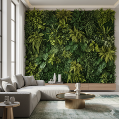 De beste plantencombinaties voor groene wandpanelen