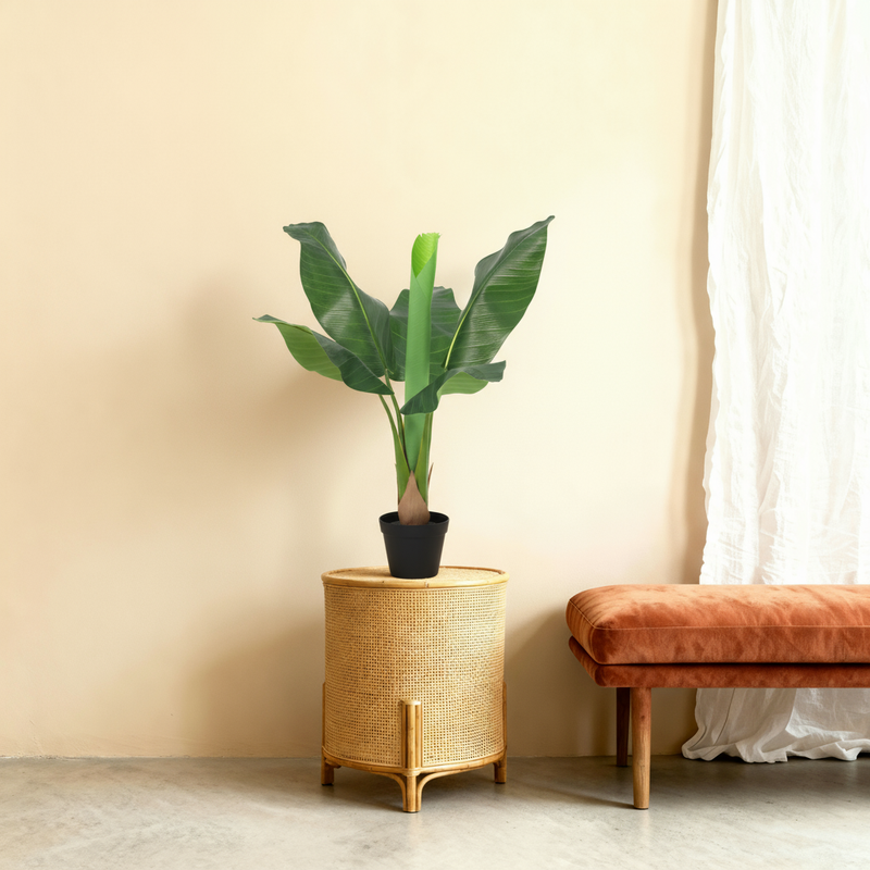 





Pianta Artificiale Bananenplant | 80cm - Lifestyle foto kunstplant in interieur
