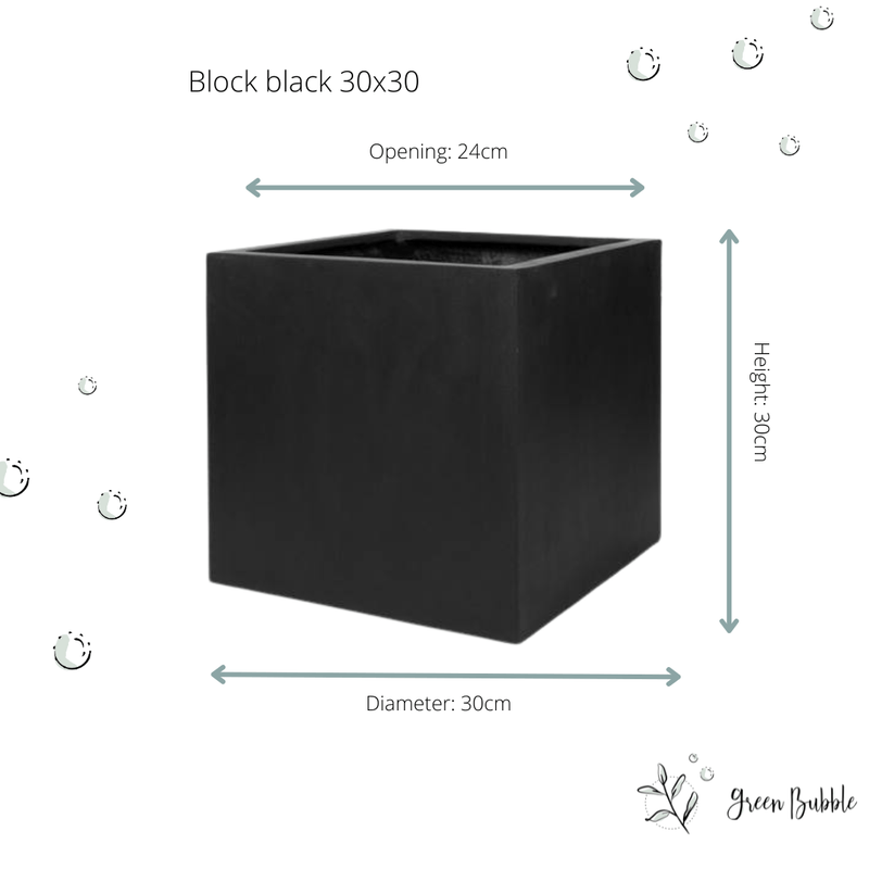 





Pot Block Black - Detail view kunstplant
