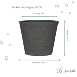 





Pot Bucket Laterite Grey - Lifestyle foto kunstplant in interieur
 thumbnail