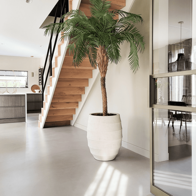





Pot Bordo Tall Balloon Beige Washed - Detail view kunstplant
