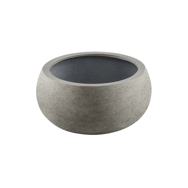 Pot Grigio Low Balloon Natural Concrete