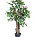 Plante artificielle bougainvillea rose clair | 120cm