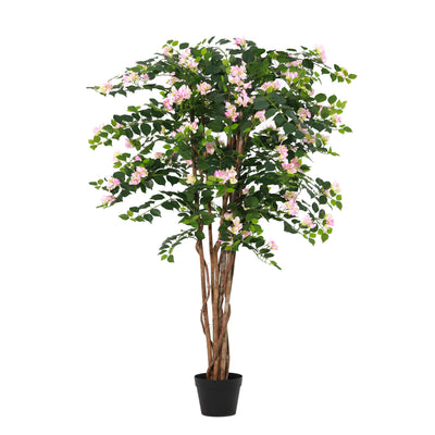 Kunstig plante bougainvillea lyserød | 160cm