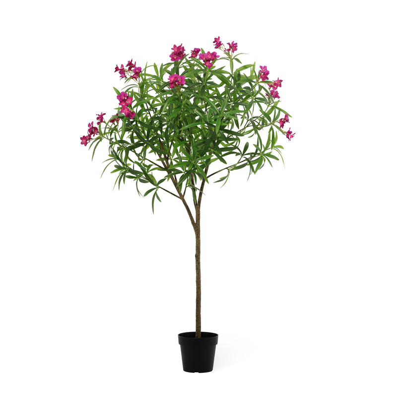 





Künstlicher Nerium oleander rosa | 150cm - Premium kunstplant van Florafy
