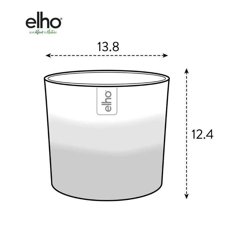 





Elho Colour Gradient Round brown - Lifestyle foto kunstplant in interieur
