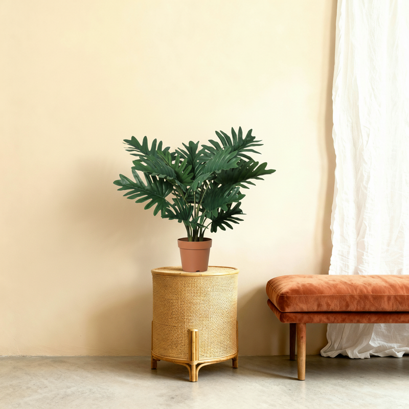 





Kunstplant Philodendron Selloum | 70cm - Lifestyle foto kunstplant in interieur
