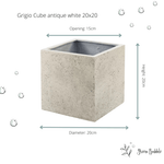 





Pot Grigio Cube Antique White - Afbeelding 4
 thumbnail