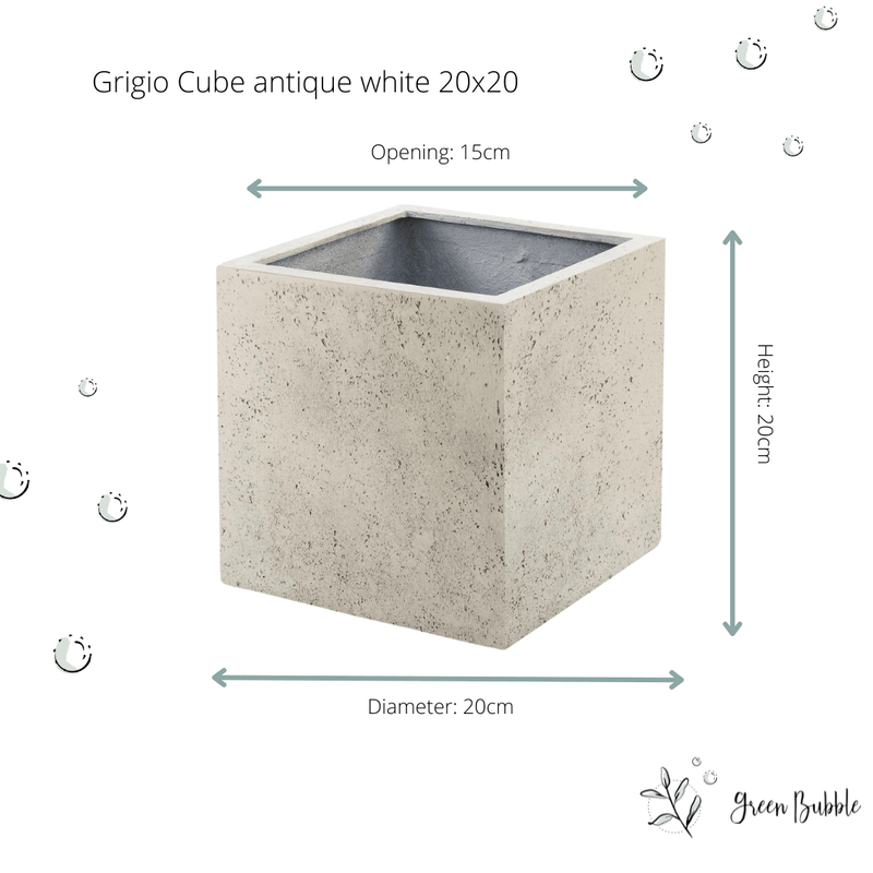 





Pot Grigio Cube Antique White - Afbeelding 4
