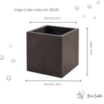 





Pot Grigio cube rusty iron - Lifestyle foto kunstplant in interieur
 thumbnail