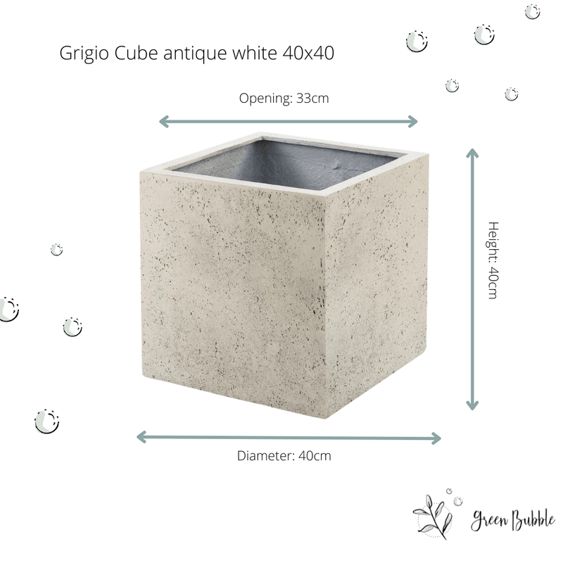





Pot Grigio Cube Antique White - Afbeelding 6
