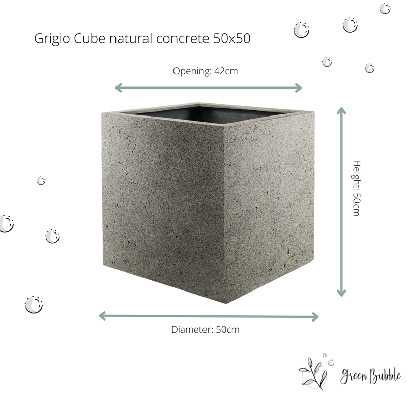





Pot Grigio Cube Natural concrete - Afbeelding 5
