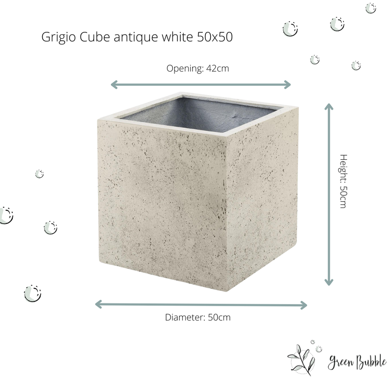 





Pot Grigio Cube Antique White - Afbeelding 7
