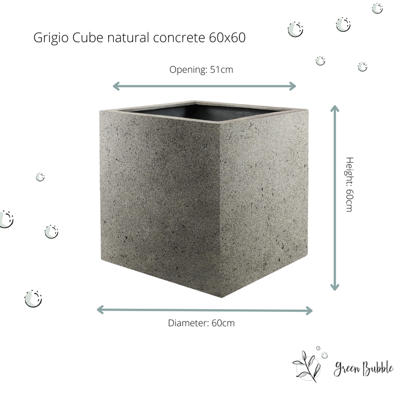 





Pot Grigio Cube Natural concrete - Afbeelding 6
