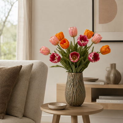 Tulpen boeket Roze Mix | 12 stelen