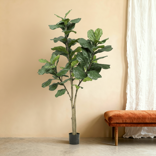 Kunst ficus lyrata 'vioolbladplant' - 180cm