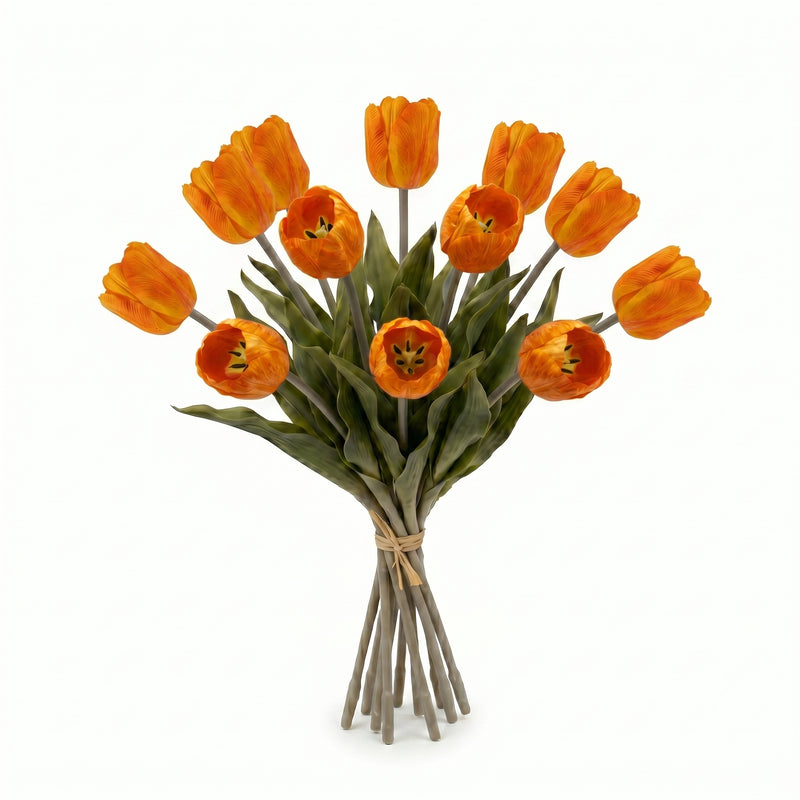 





Bouquet di Tulipani Arancioni | 12 Steli - Premium kunstplant van Florafy
