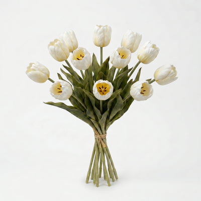 Tulpen boeket Wit | 12 stelen