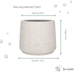 





Pot Jumbo Patt Ivory Washed - Lifestyle foto kunstplant in interieur
 thumbnail