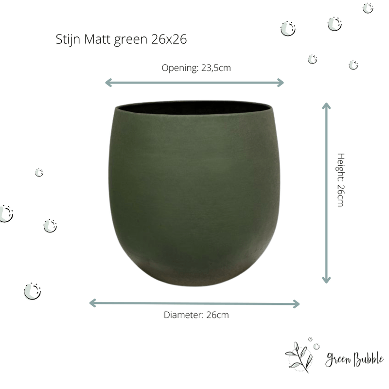 





Kruk Stijn matt grön - Afbeelding 5
