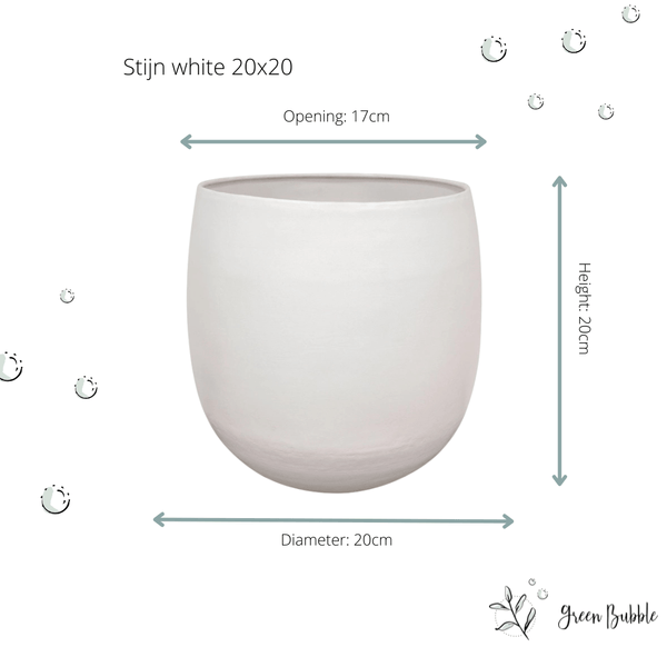 Pot Stijn wit