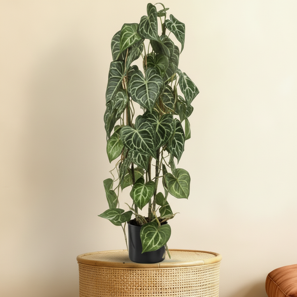 Kunst anthurium 'Flamingoplant' - Exotisch 75cm Design