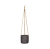 Pot Charlie hanging Black Washed