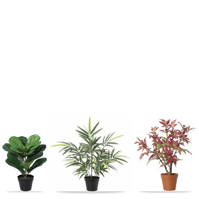 Groene Trio | Kunstplanten Set B
