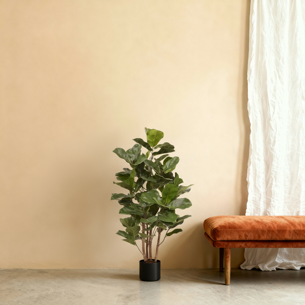 Kunst Ficus Lyrata 'Vioolbladplant' - 105cm