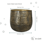 





Potte Calvin matt gold - Afbeelding 5
 thumbnail