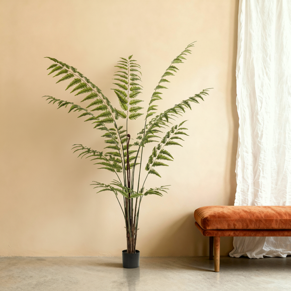 Kunst fern 'varen' - 180cm groen kunstwerk