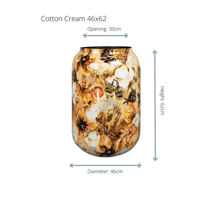 





Designed by Lammie vase Cotton cream - Detail view kunstplant
