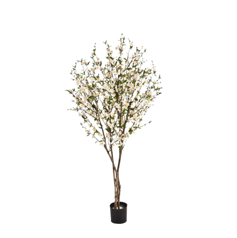 





Plante Artificielle Fleur de Cerisier Rose | 140cm - Lifestyle foto kunstplant in interieur
