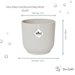 





Maceta elho Vibes Fold Round blanca - Afbeelding 6
 thumbnail