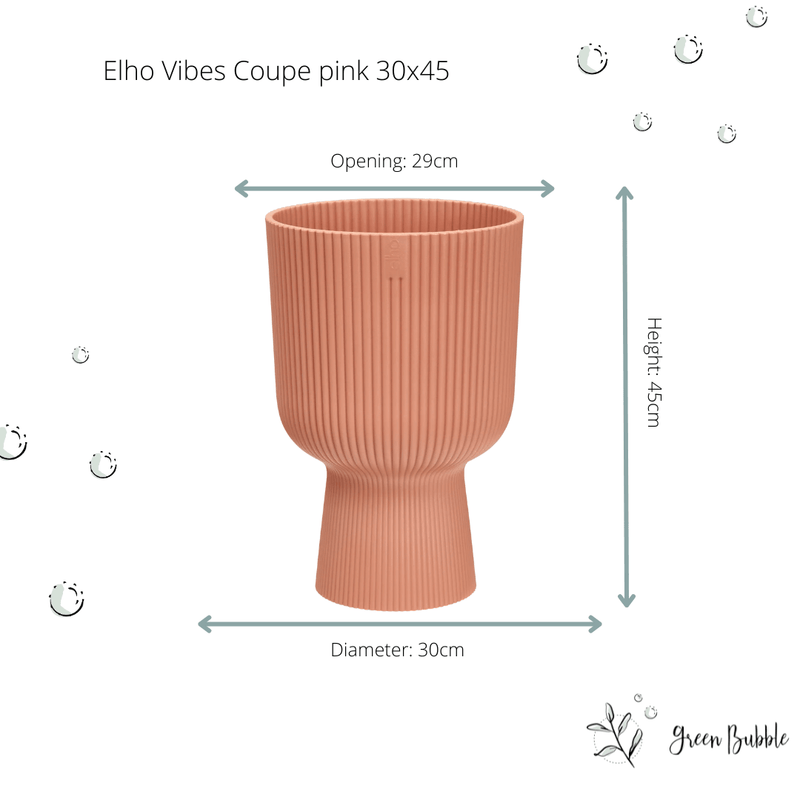 





Potte Elho Vibes Fold Coupe pink - Lifestyle foto kunstplant in interieur
