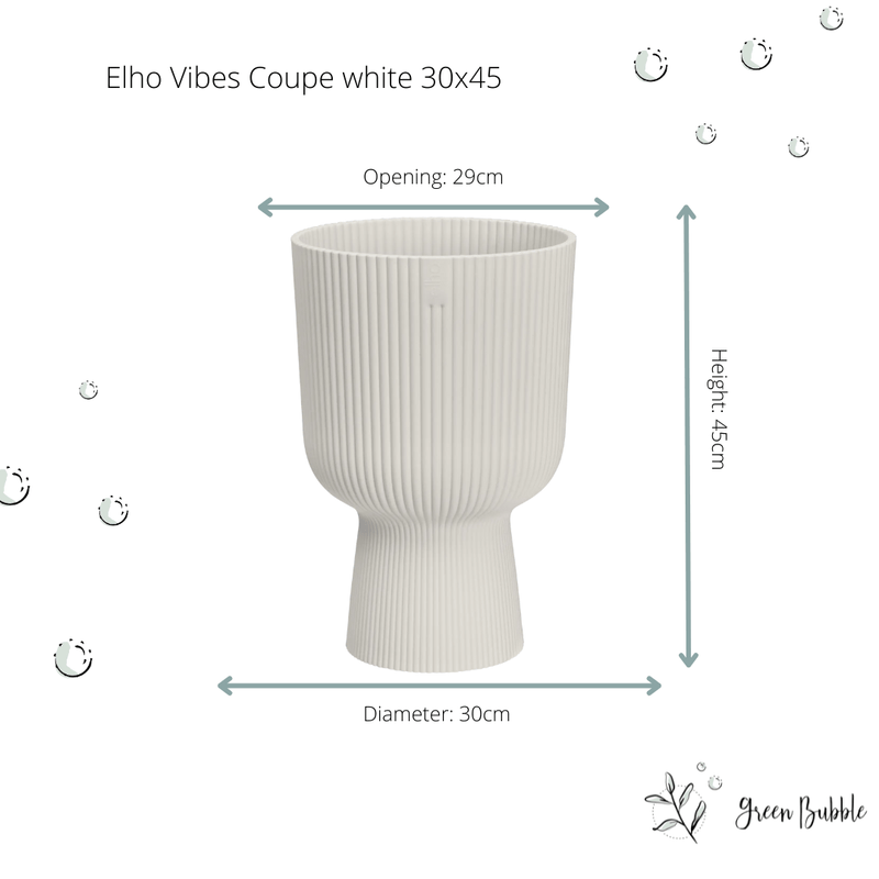 





Pot Elho Vibes Fold Coupe wit - Lifestyle foto kunstplant in interieur
