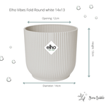 





Maceta elho Vibes Fold Round blanca - Afbeelding 4
 thumbnail