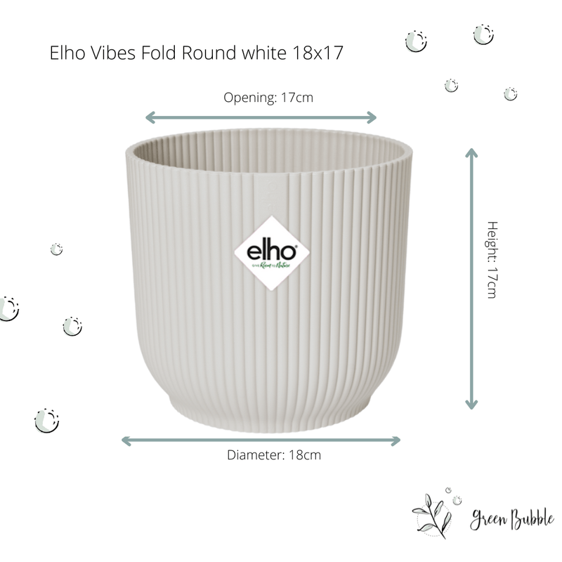 





Maceta elho Vibes Fold Round blanca - Afbeelding 5
