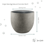 





Pot grigio new egg natural concrete - Detail view kunstplant
 thumbnail