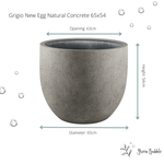 





Pot grigio new egg natural concrete - Afbeelding 5
 thumbnail