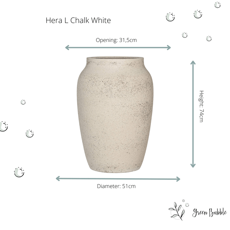 





Kvetináč Hera Chalk White - L - Detail view kunstplant
