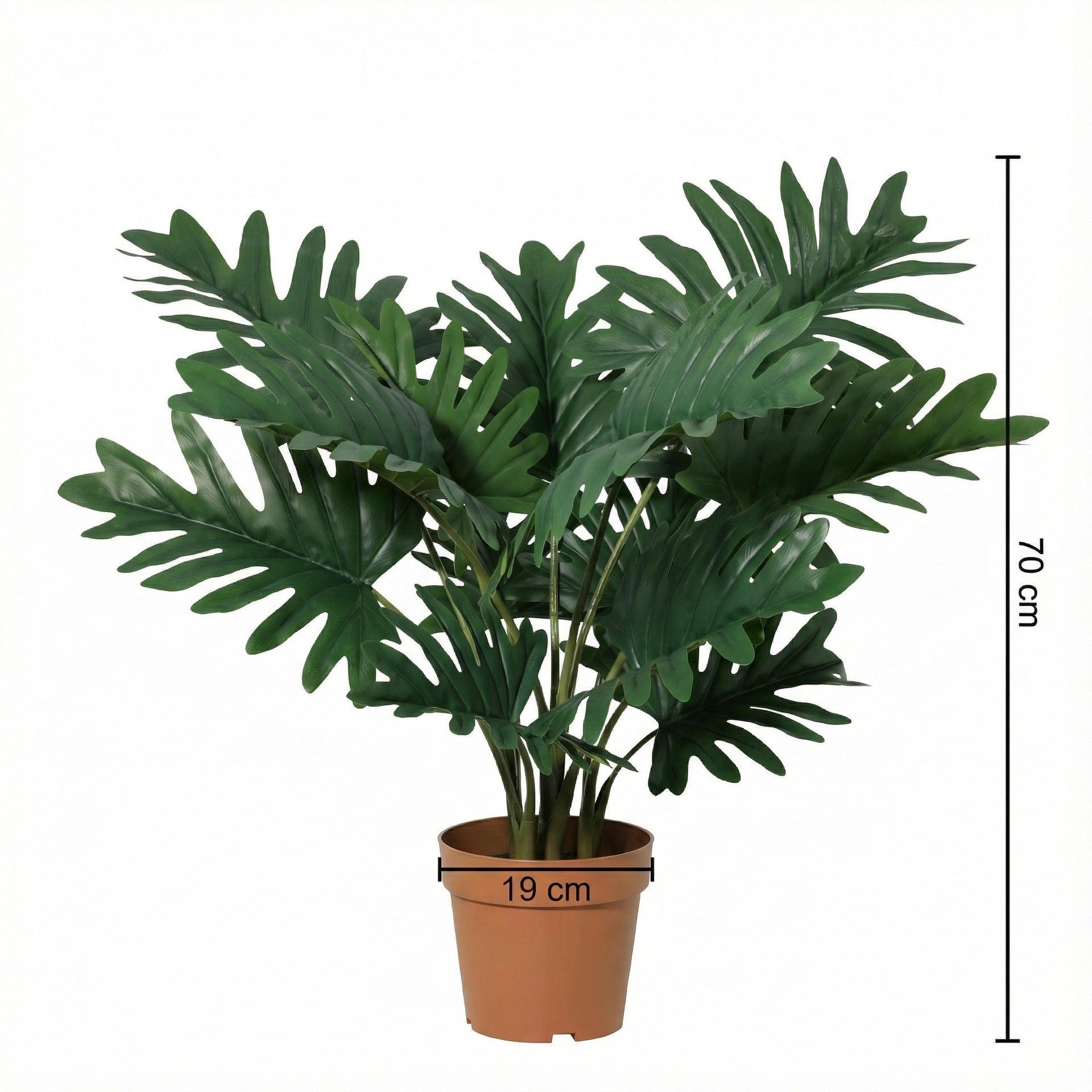 





Kunstplant Philodendron Selloum | 70cm - Afbeelding 9
