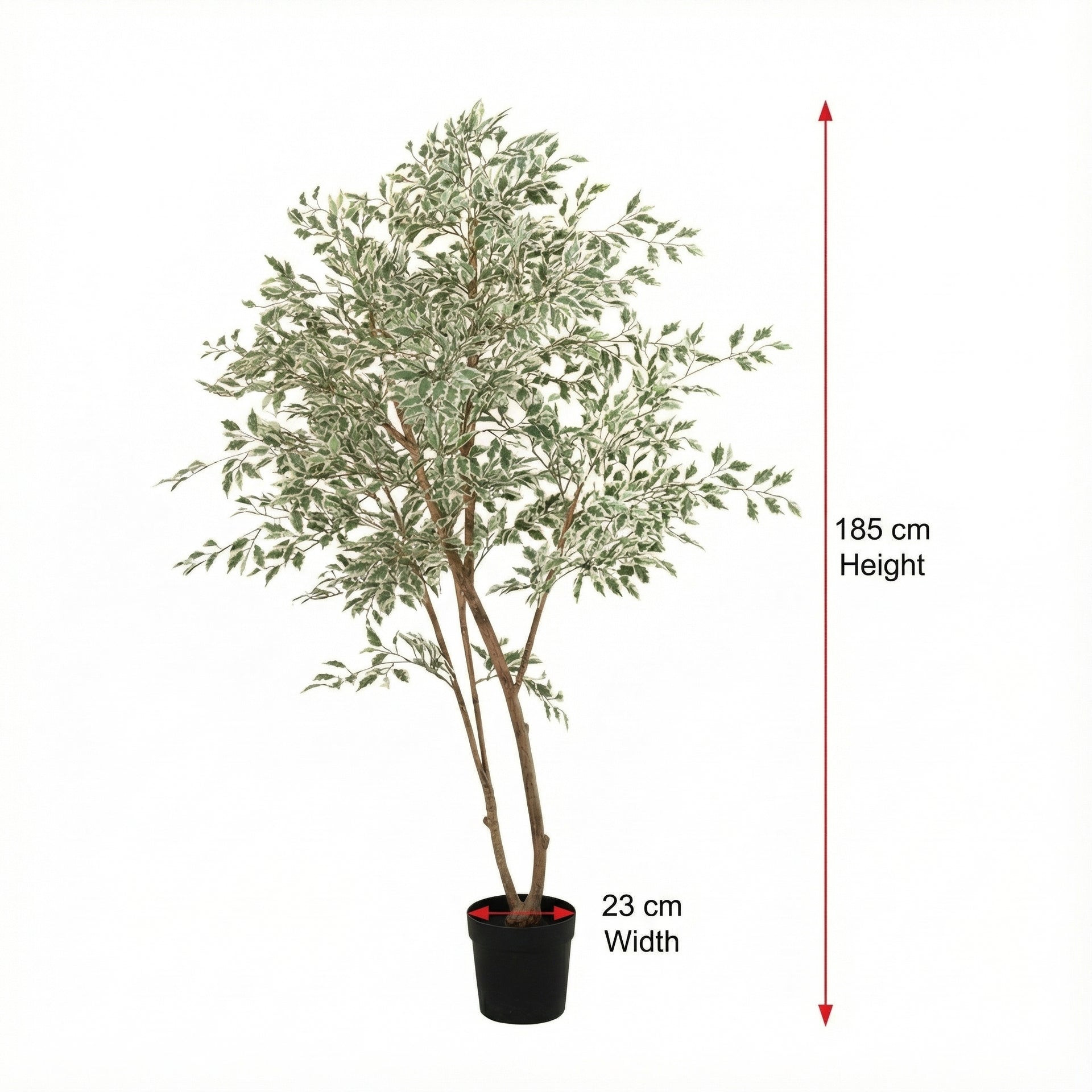 





Kunstplant Ficus Benjamina | 185cm - Afbeelding 7
