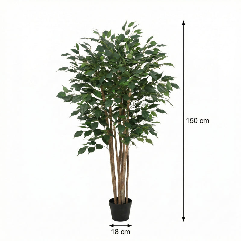 





Kunstplant Ficus Benjamina | 150cm - Afbeelding 7

