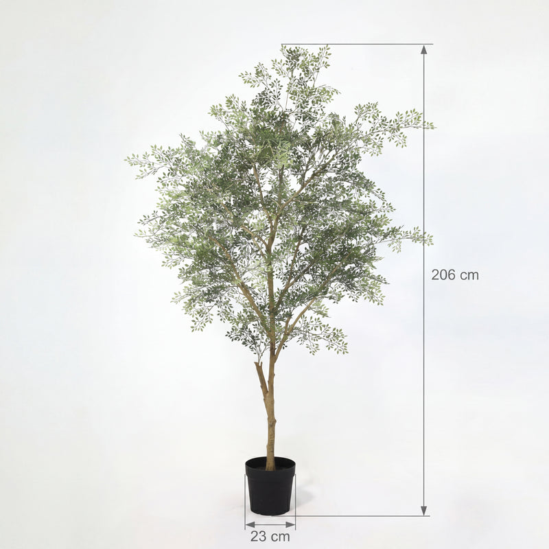 





Pianta Artificiale Ficus Cassia | 206cm - Lifestyle foto kunstplant in interieur
