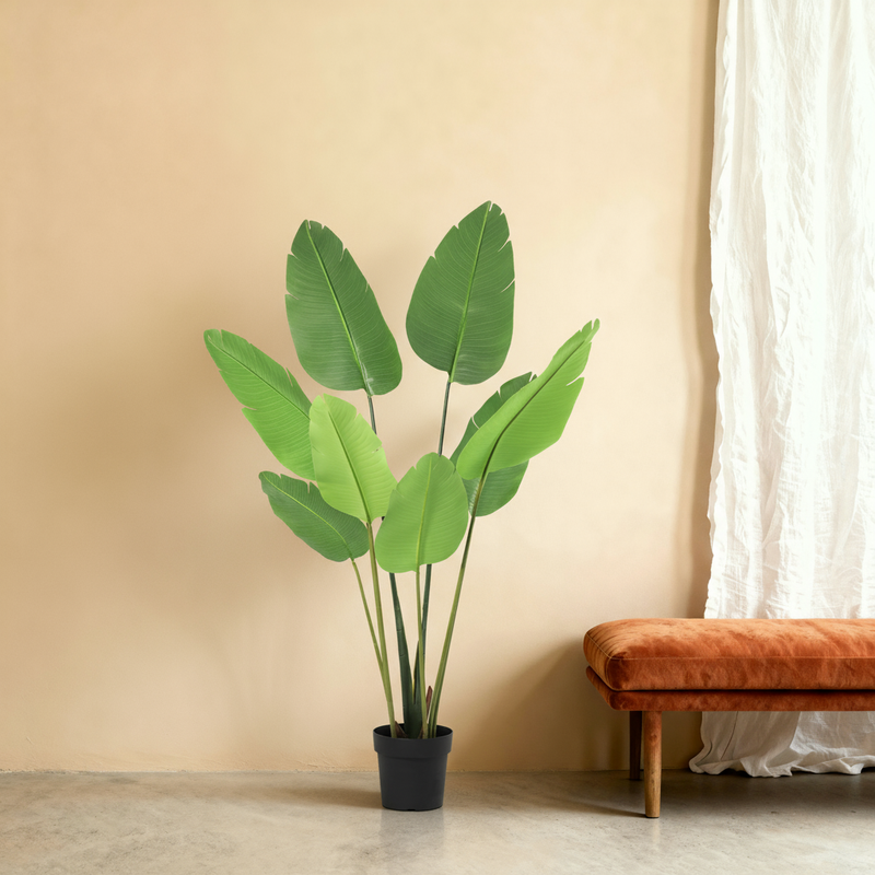 





Kunstplant Strelitzia | 153cm - Lifestyle foto kunstplant in interieur
