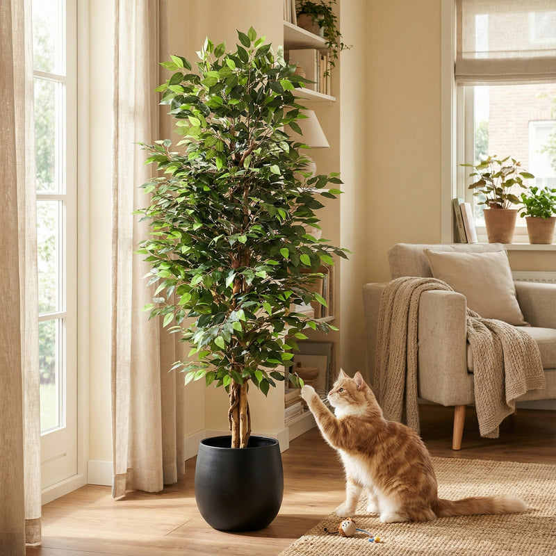 





Kunstplante Ficus Benjamina | 180cm - Afbeelding 5
