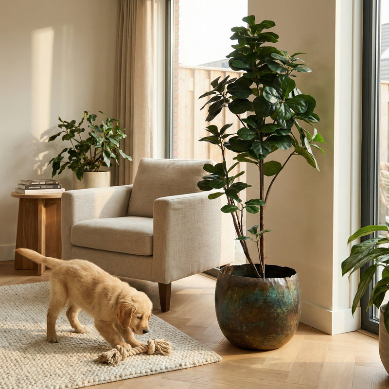 Kunstpflanze Ficus Lyrata Verzweigt | 150cm | Bestseller