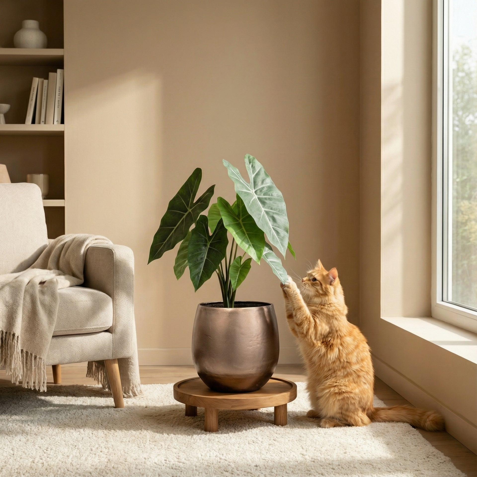 





Kunstplant Alocasia | 42cm - Afbeelding 6
