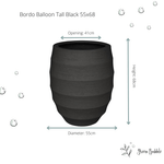 





Topf Bordo Tall Balloon Black - Lifestyle foto kunstplant in interieur
 thumbnail